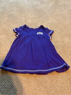 TCU Purple Infant dress